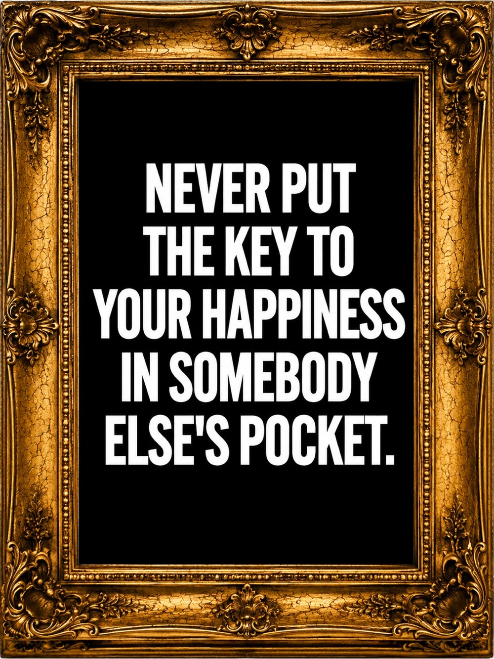 Never, ever!!